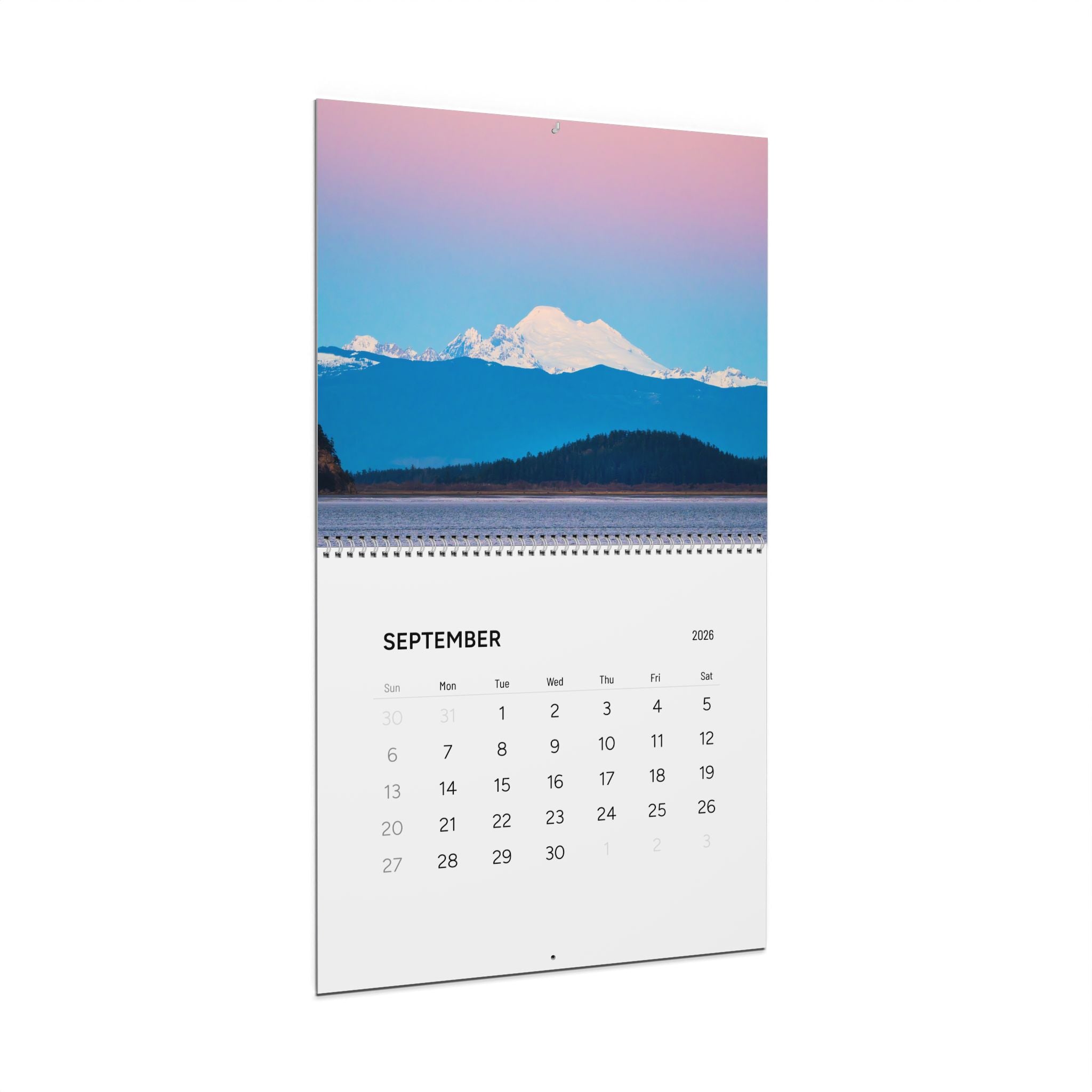 Edge of the Sound Calendar 2026 | 12-Month Spiral Calendar